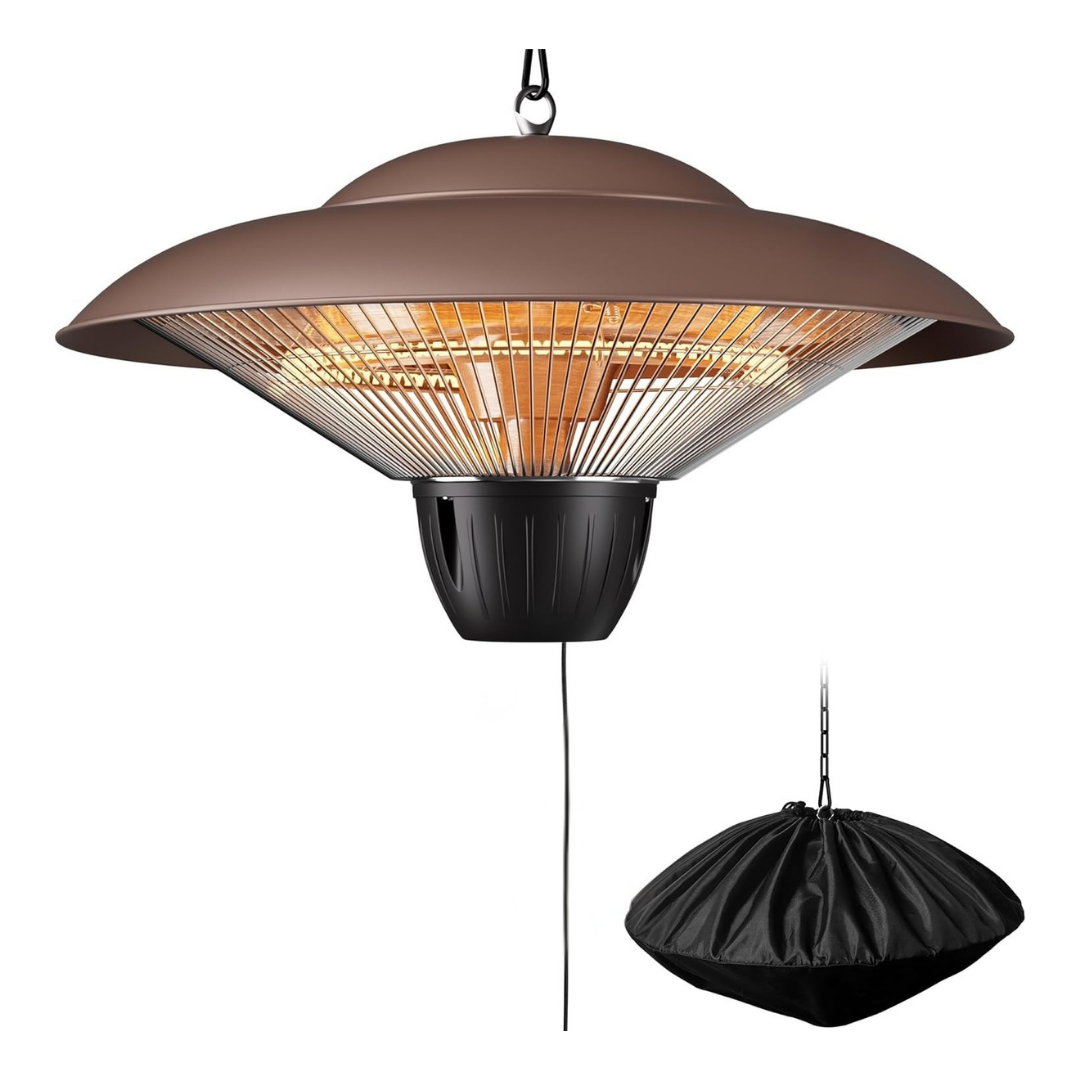 1500W Hanging Infrared Patio Heater with Chains for Outdoor Use