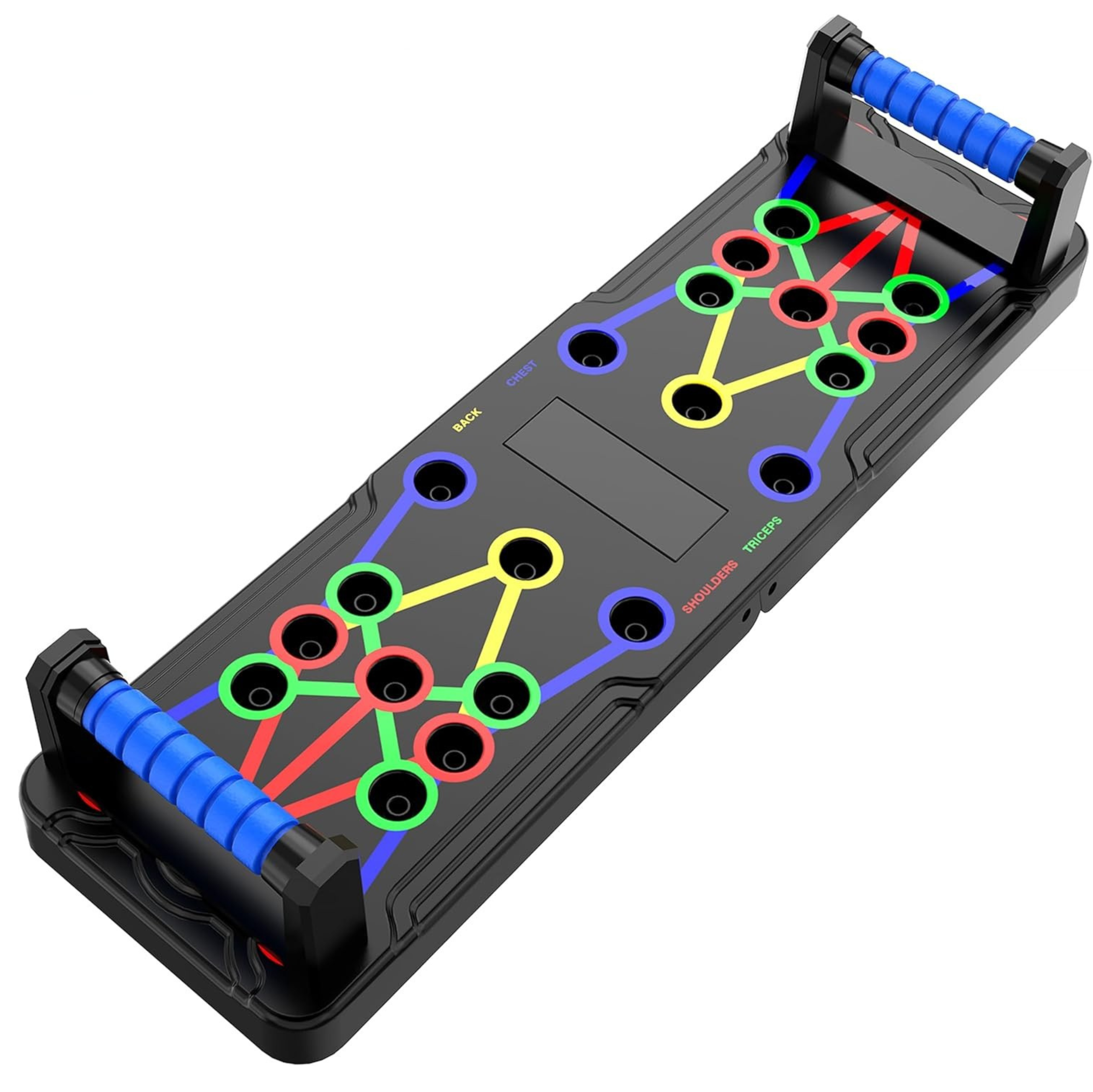 Solid Push Up Color-Coded Board Multi-Angle Home Training System