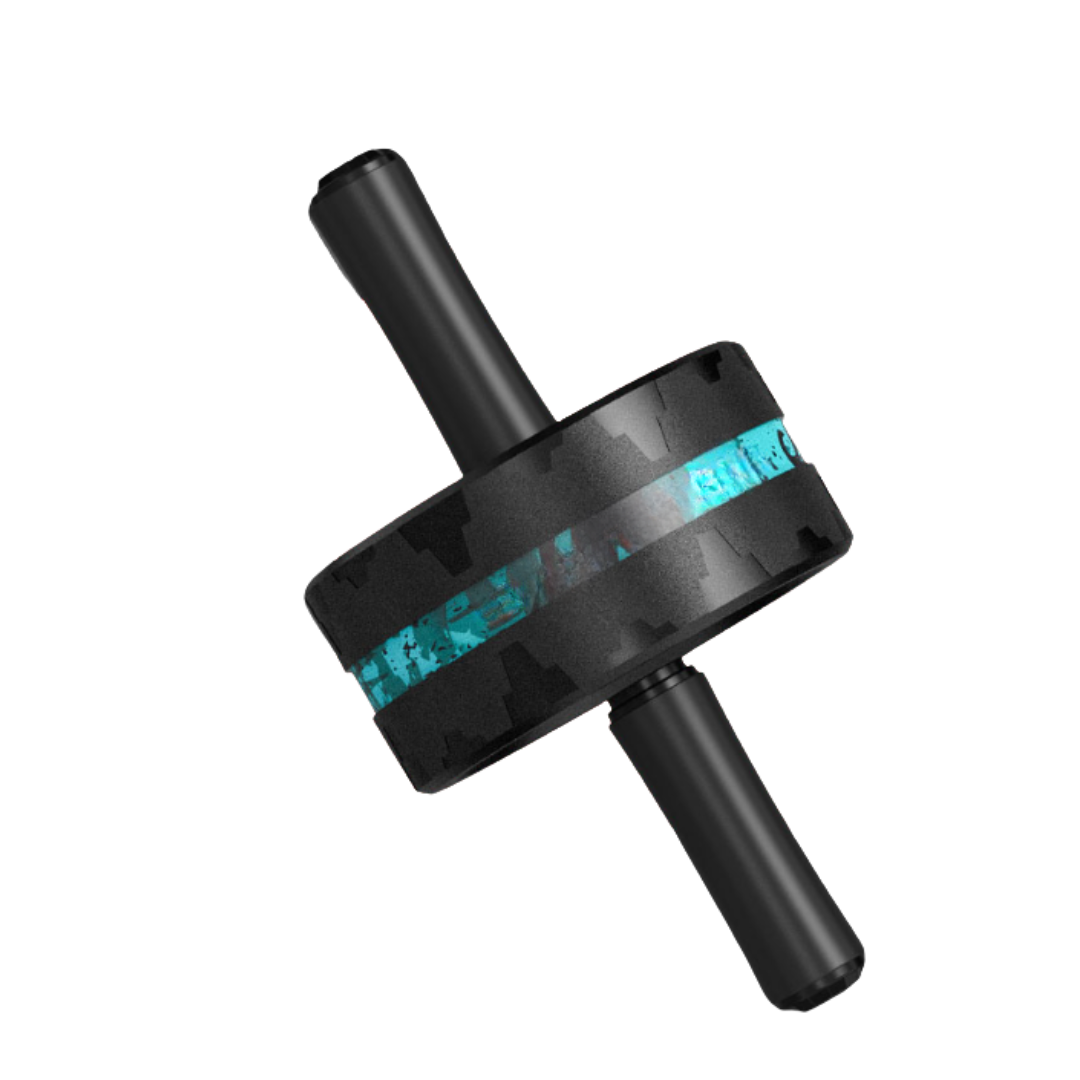 Dual Wheel Ab Roller with Steel Core and Knee Mat