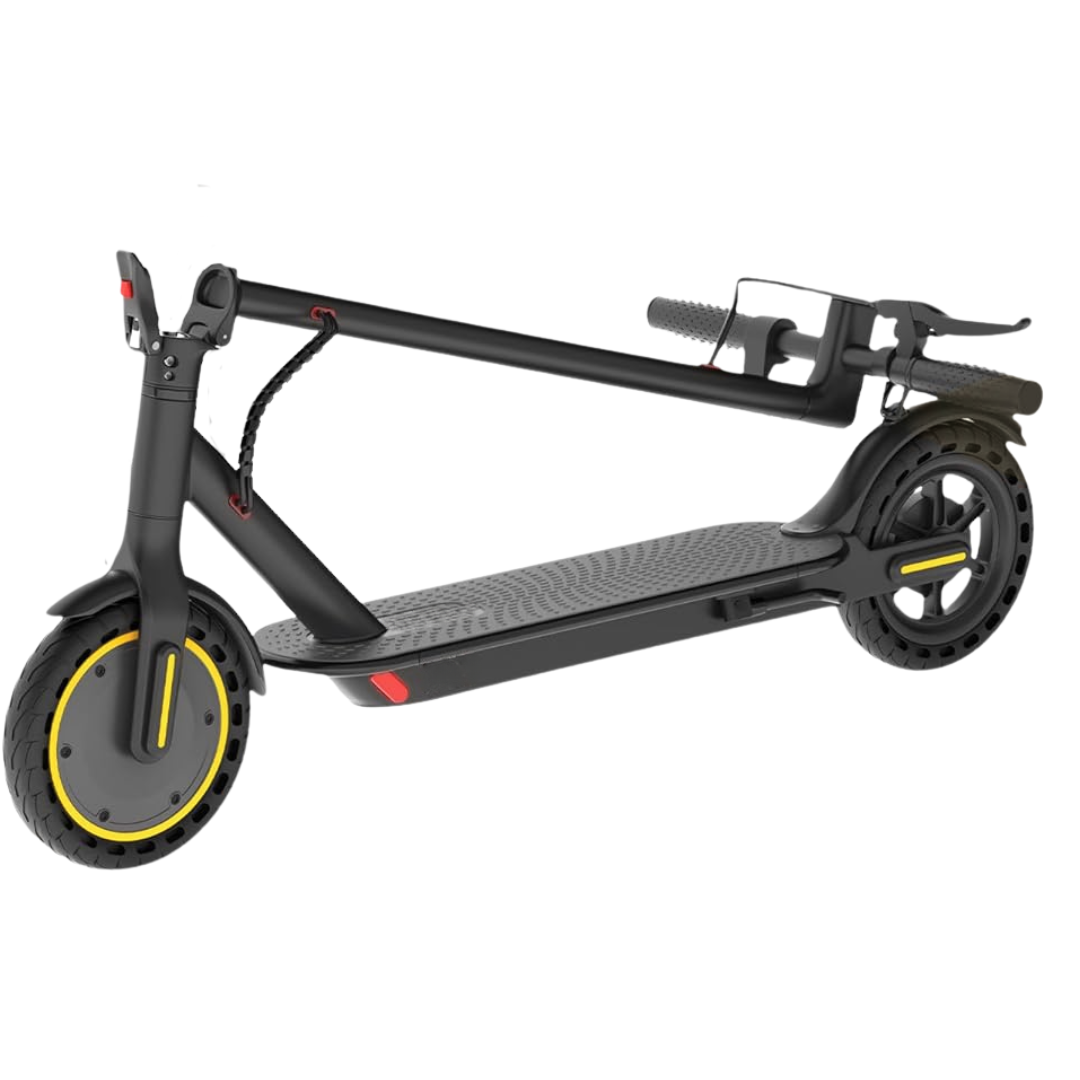 Foldable Electric Scooter with Solid Tires and Aluminum Frame