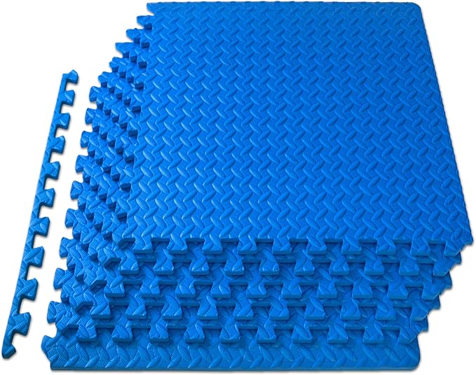 Interlocking EVA Foam Floor Mat Set with Non-Slip Texture