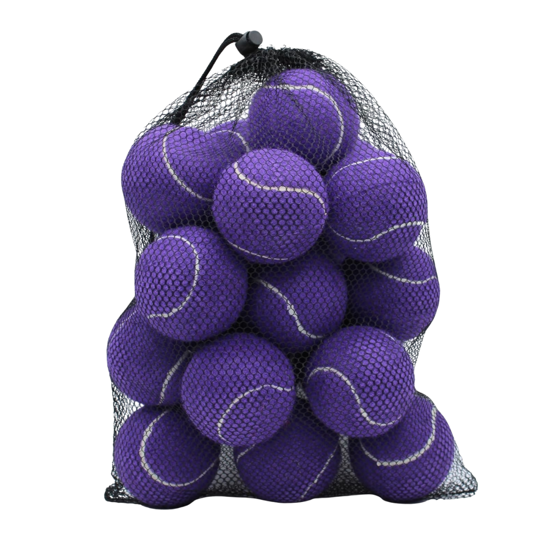 Training Tennis Balls 20-Pack with 2.58-Inch Diameter and Mesh Bag