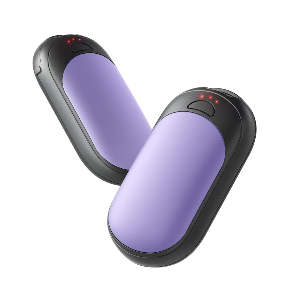 Rechargeable Aluminum Hand Warmer 2 Pack, USB-C, 3 Heat Mode