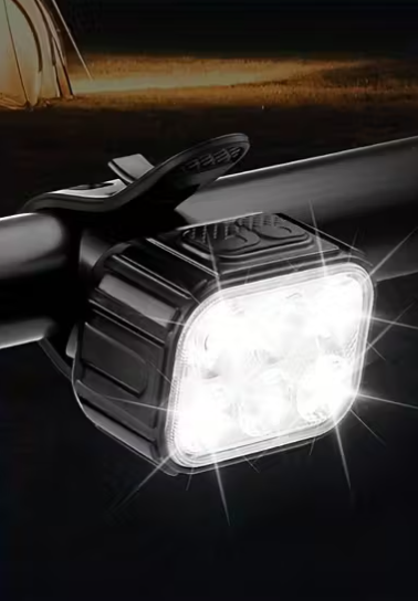 Rechargeable LED Bike Light with 4 Bright Modes