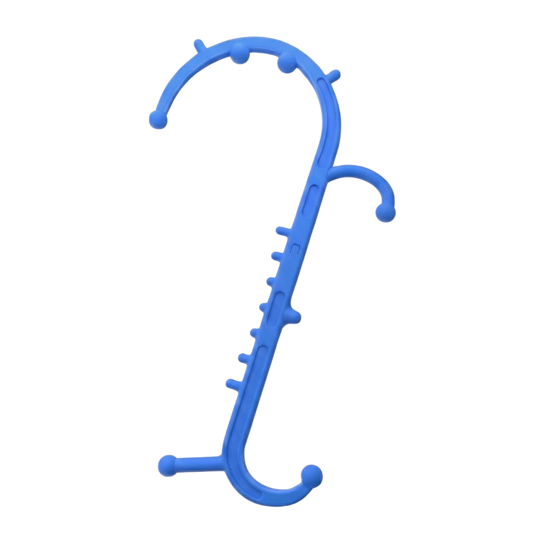 Manual Massage Dual Hook Stick with Multi-Node Pressure Points