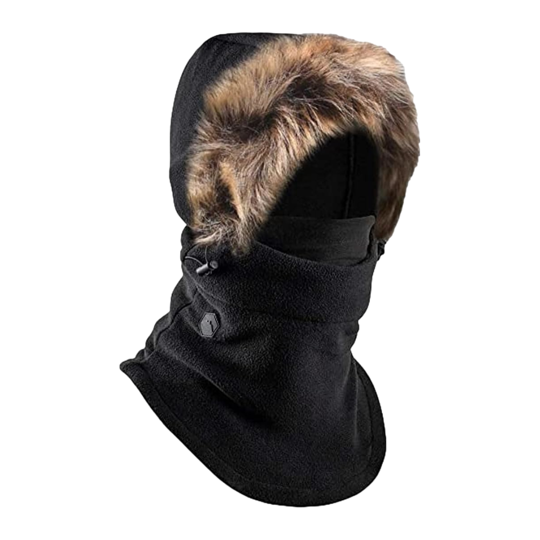 Thermal Fleece Balaclava with Airflow Panel for Cold Weather Use