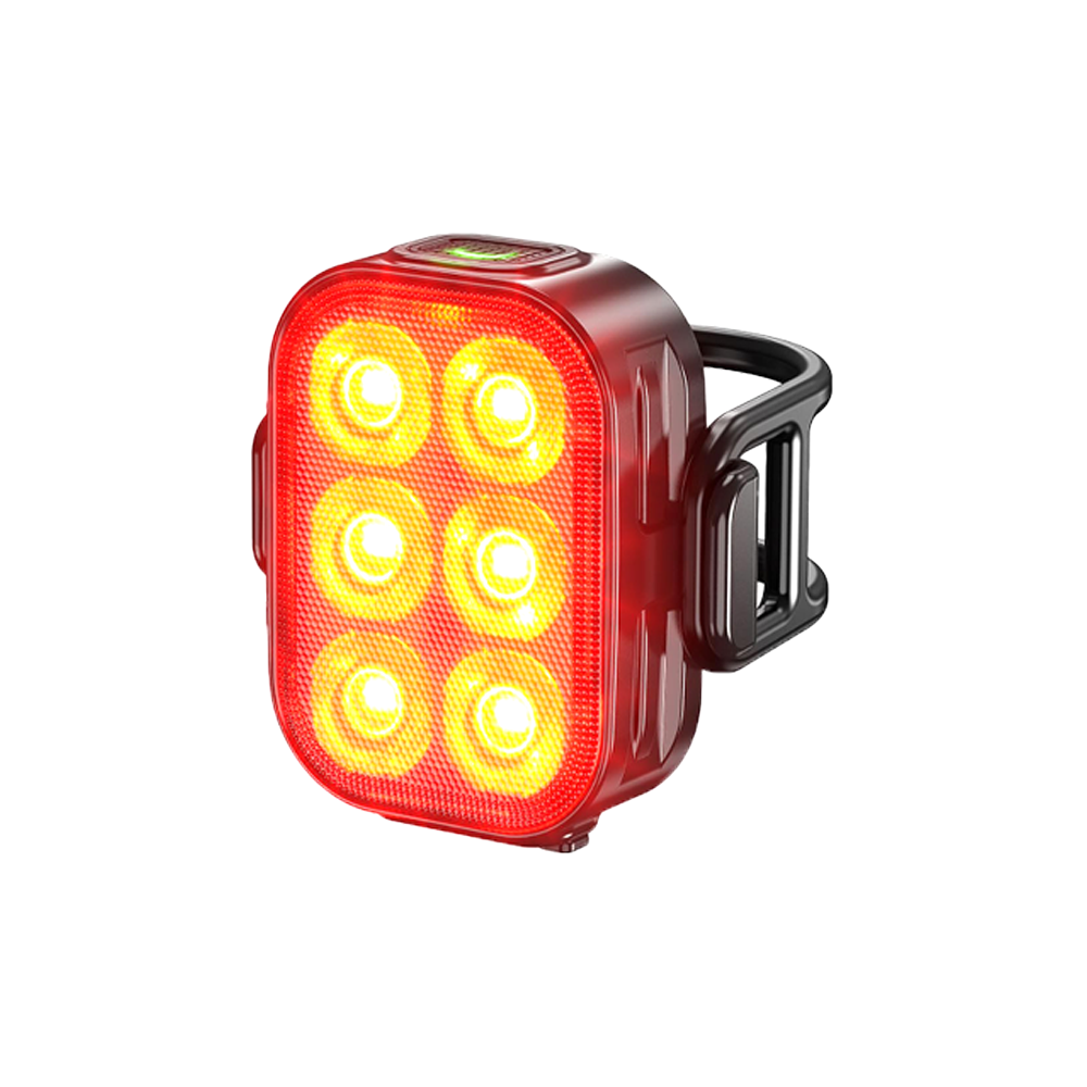 USB Rechargeable Rear Bike Light with 6 LED Modes