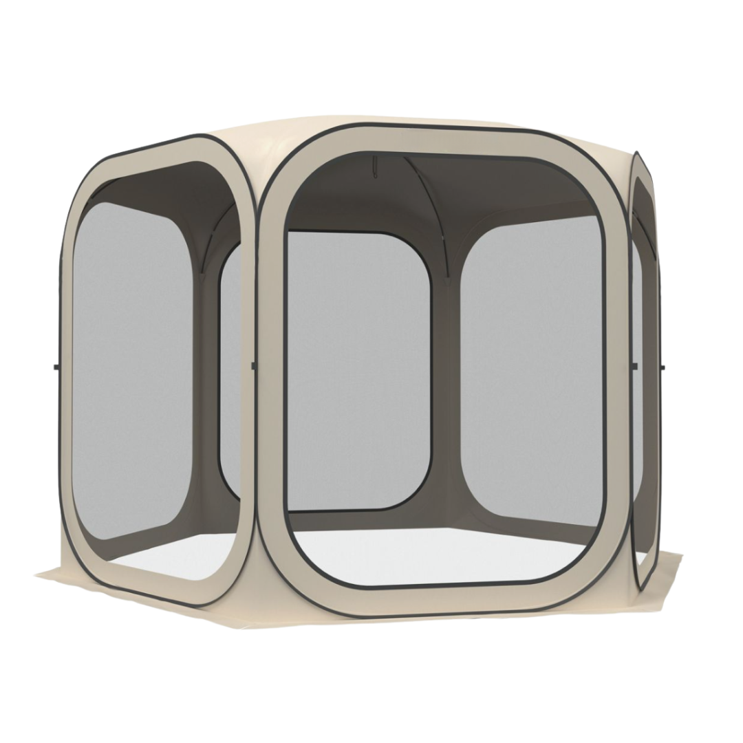 Screen House Tent Pop-Up for Camping, Picnic, and Outdoor Trips