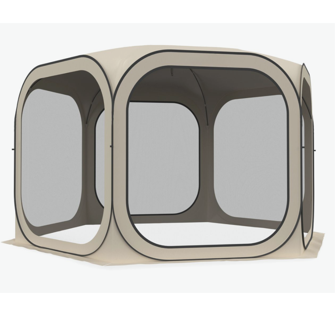 Screen House Tent Pop-Up for Camping, Picnic, and Outdoor Trips