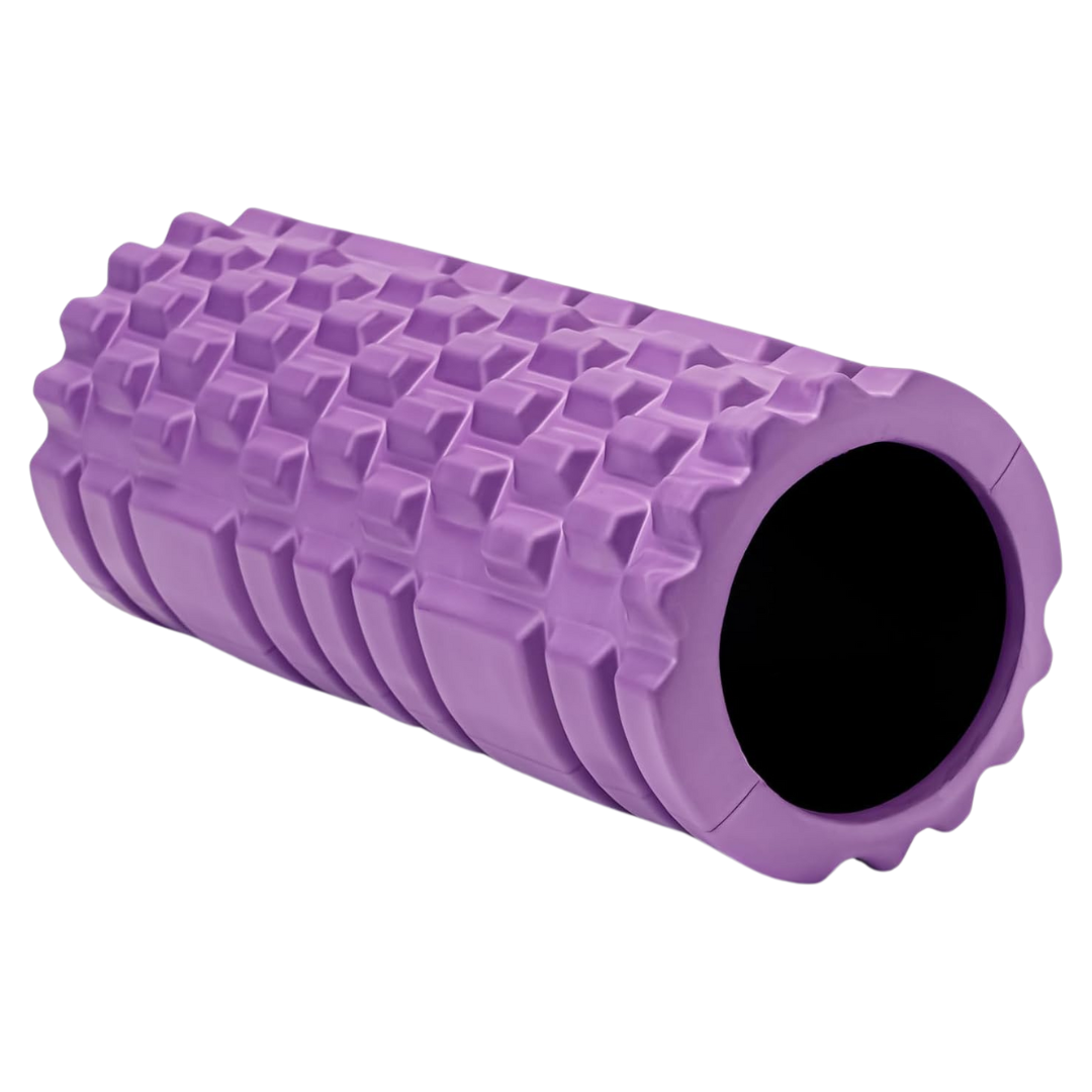 13" Textured Foam Roller Muscle Massager for Home and Gym Use