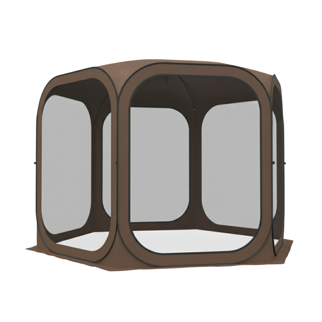 Screen House Tent Pop-Up for Camping, Picnic, and Outdoor Trips