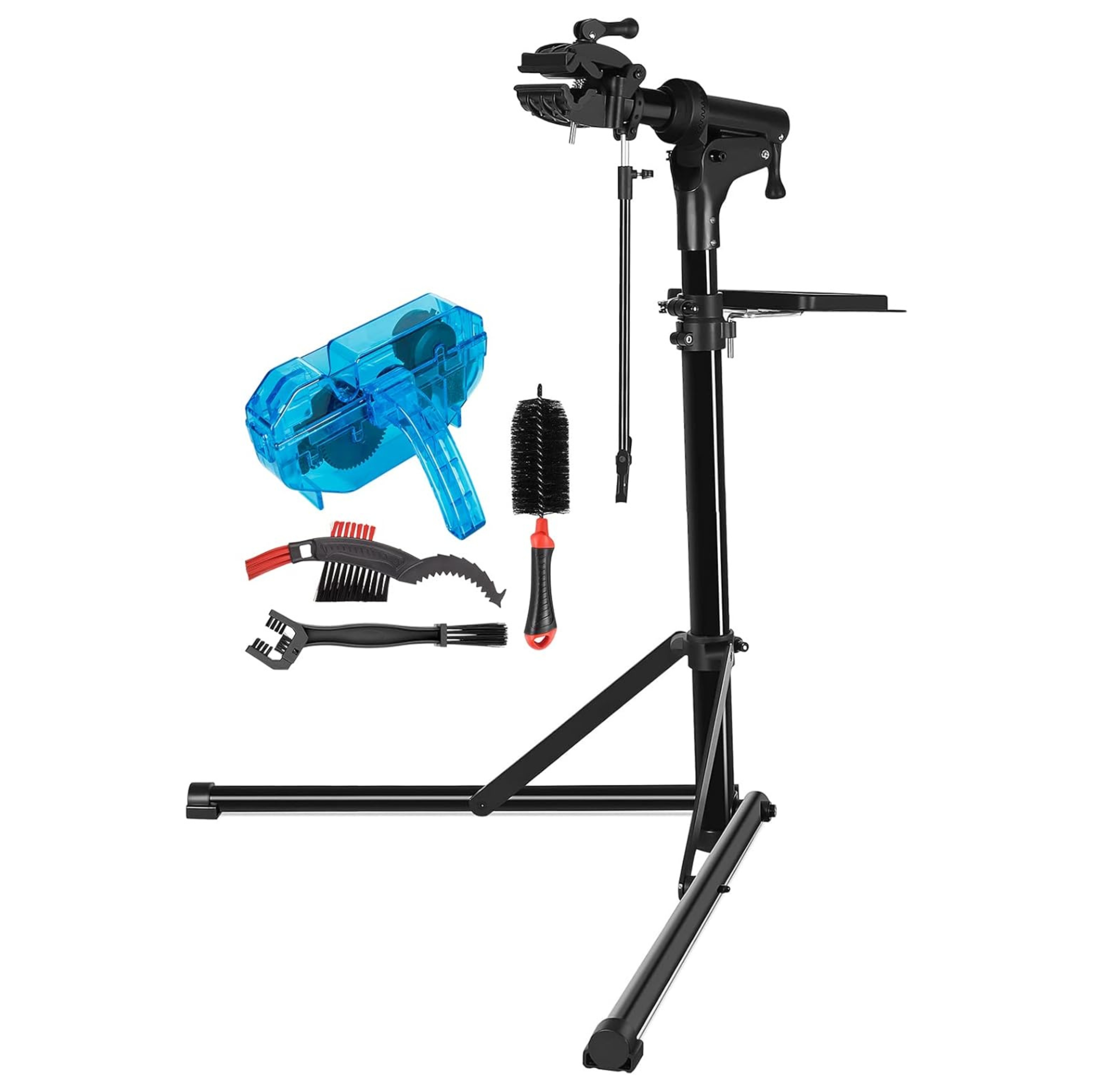Bike Workstand with Adjustable Clamp, Folding Bicycle Repair Stand
