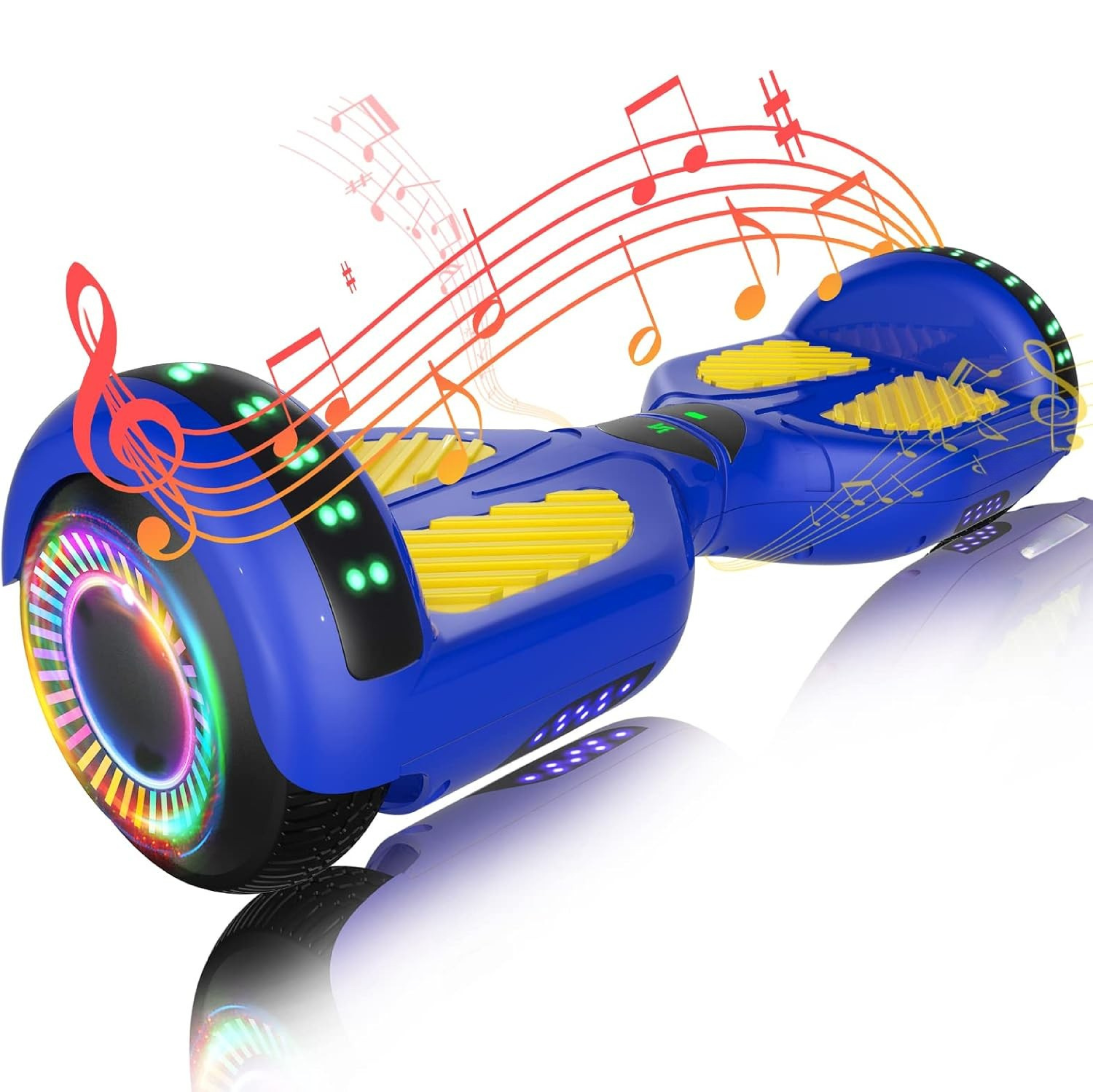 Hoverboard with Dual 250W Motors, Bluetooth, App Control, LED Lights