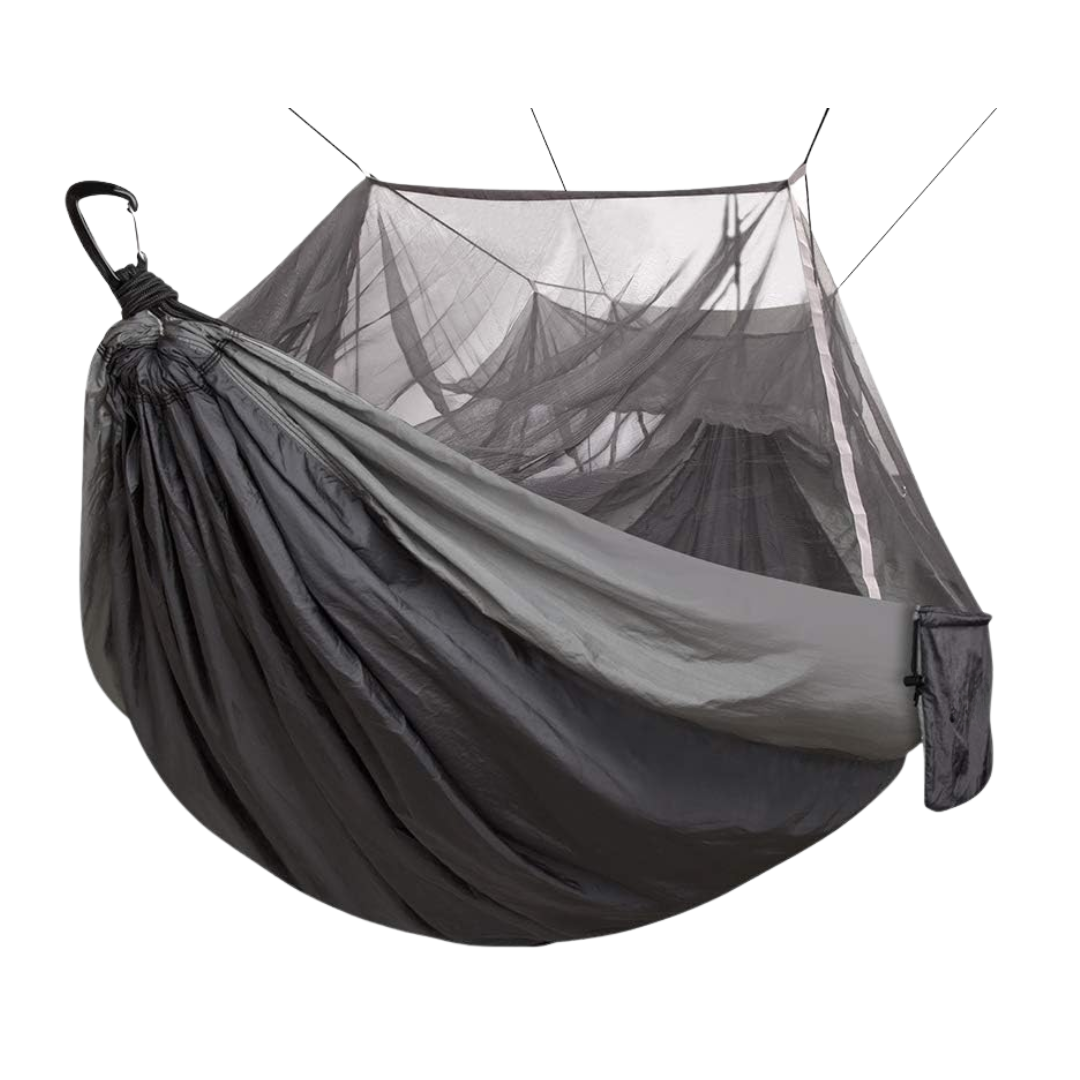 Camping Hammock with Mesh Net, 78×118 in Outdoor Hanging Setup