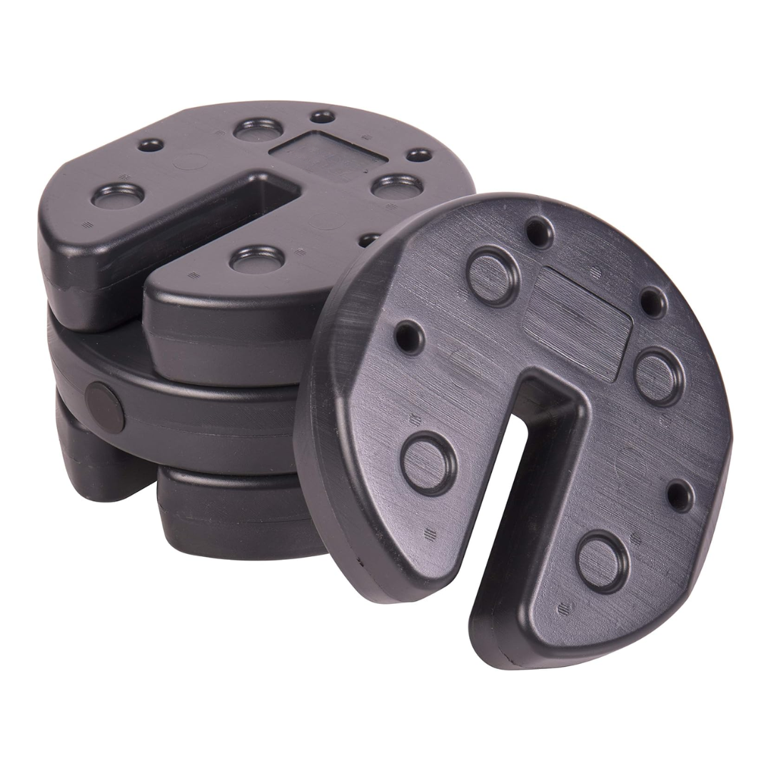 Canopy Weight Set with No Pinch Strap for Steady Ground Setup