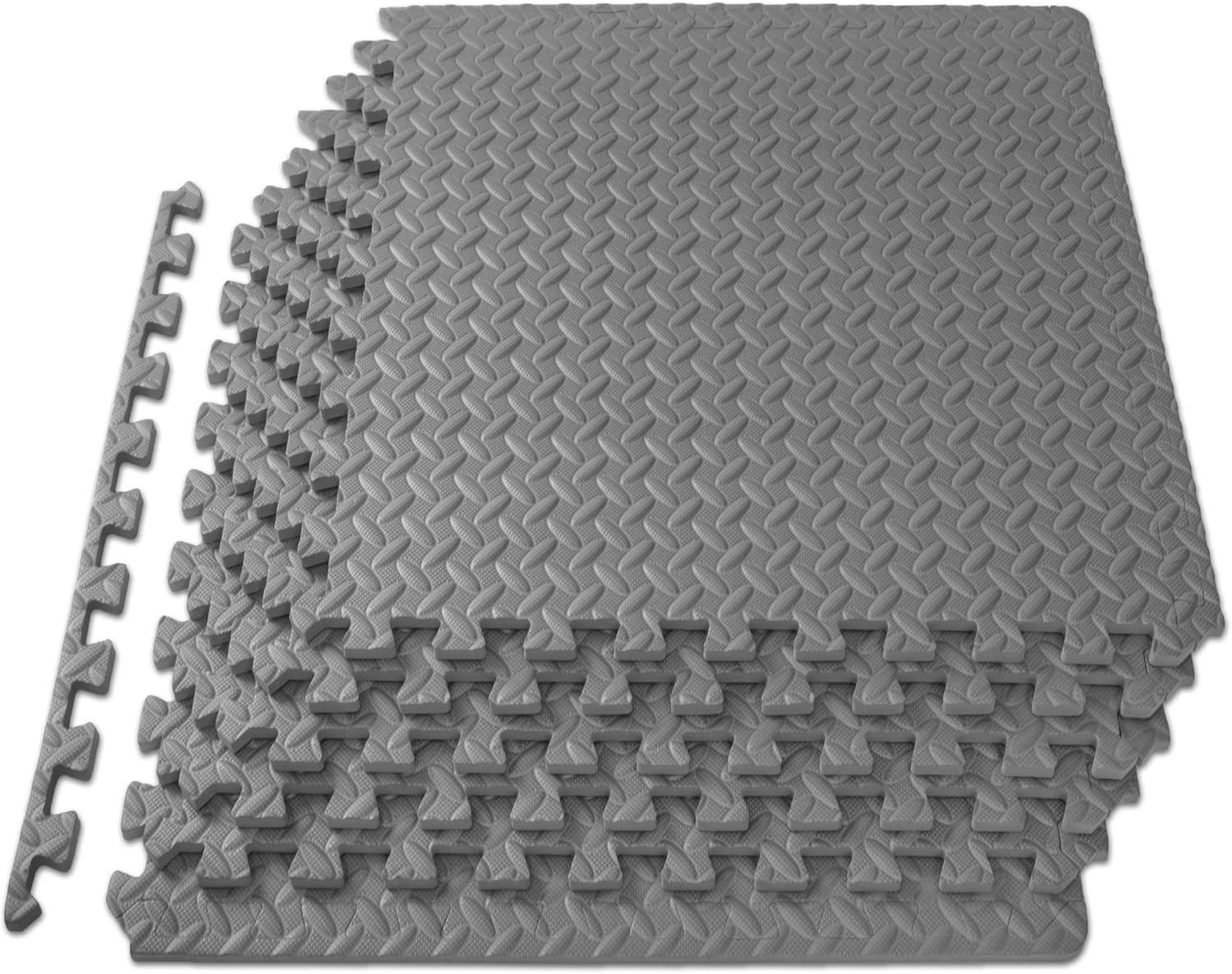 Interlocking EVA Foam Floor Mat Set with Non-Slip Texture