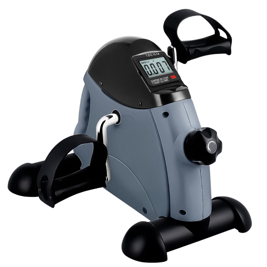 Mini Exercise Bike with Adjustable Resistance and LCD Display