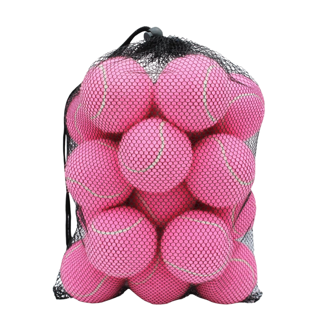 Training Tennis Balls 20-Pack with 2.58-Inch Diameter and Mesh Bag