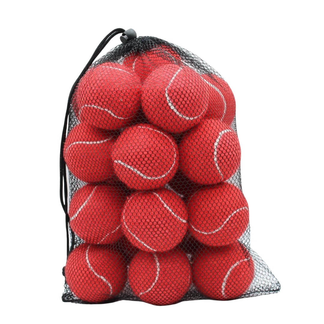 Training Tennis Balls 20-Pack with 2.58-Inch Diameter and Mesh Bag