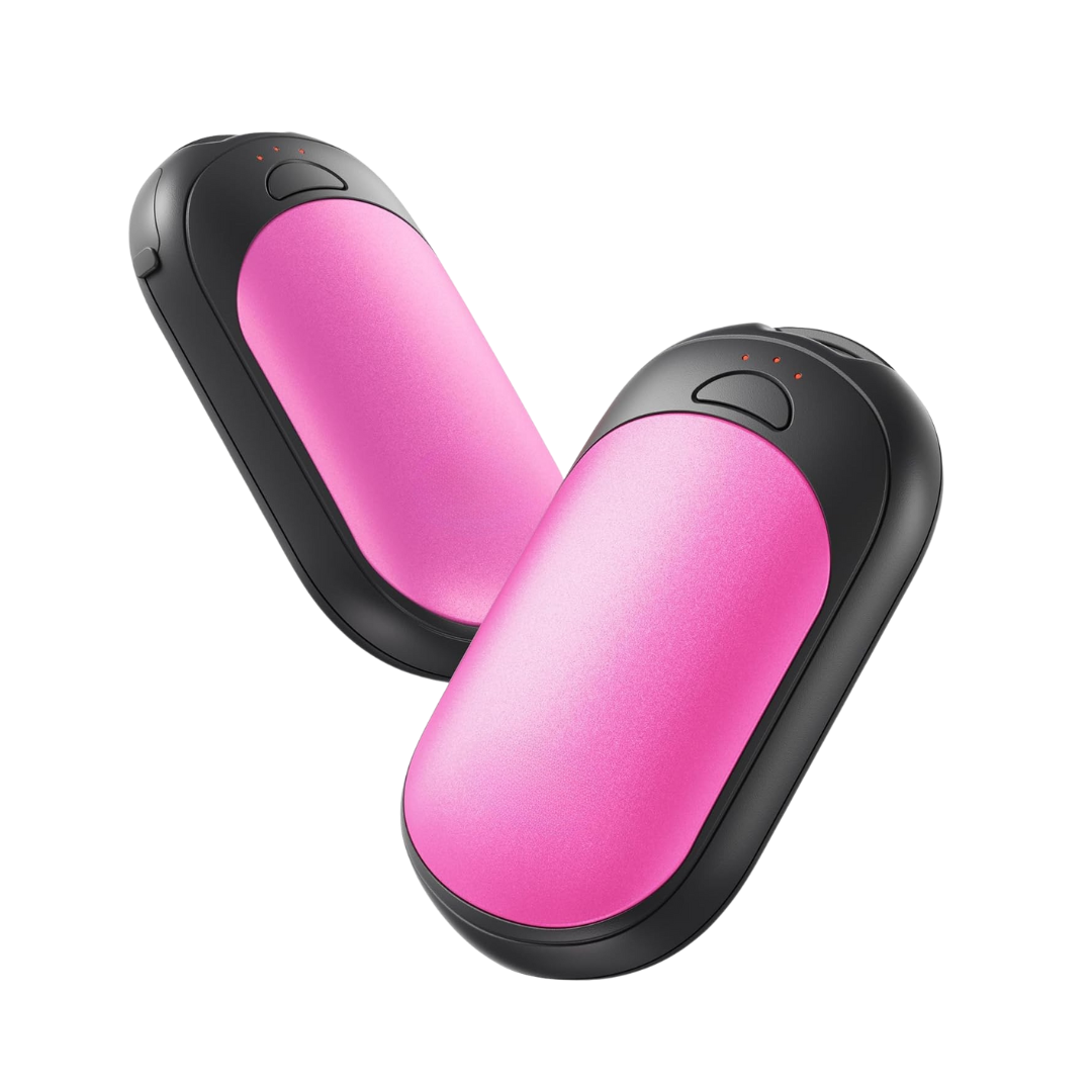 Rechargeable Aluminum Hand Warmer 2 Pack, USB-C, 3 Heat Mode