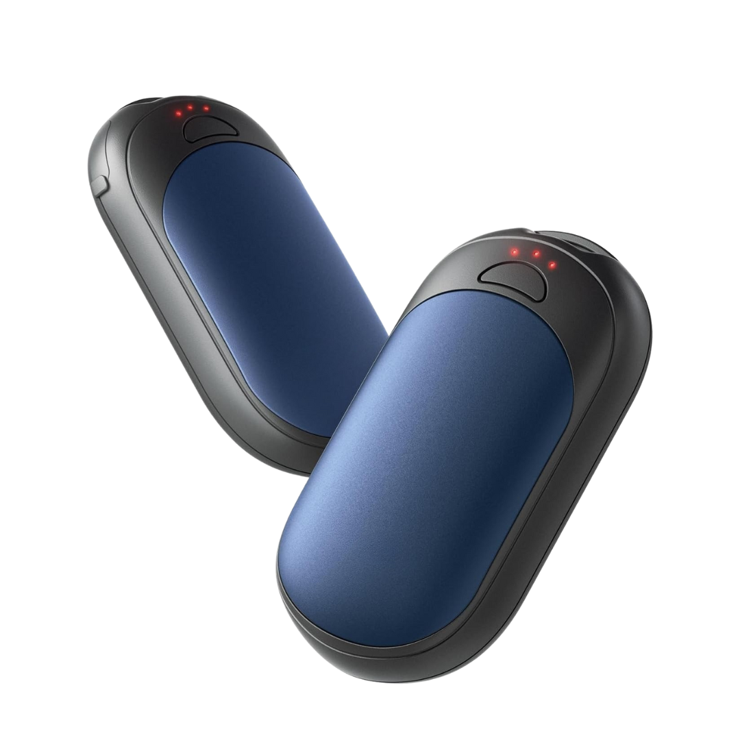 Rechargeable Aluminum Hand Warmer 2 Pack, USB-C, 3 Heat Mode