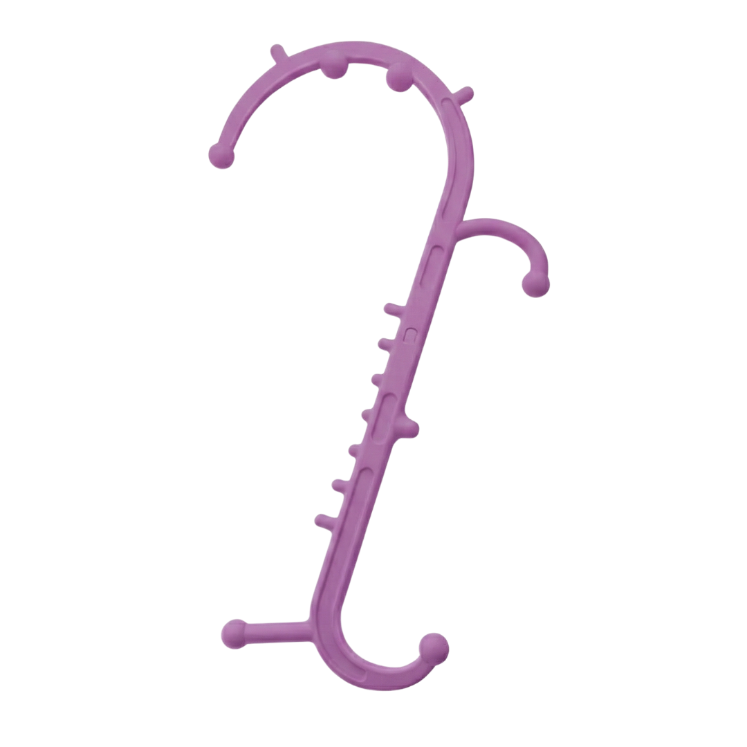 Manual Massage Dual Hook Stick with Multi-Node Pressure Points