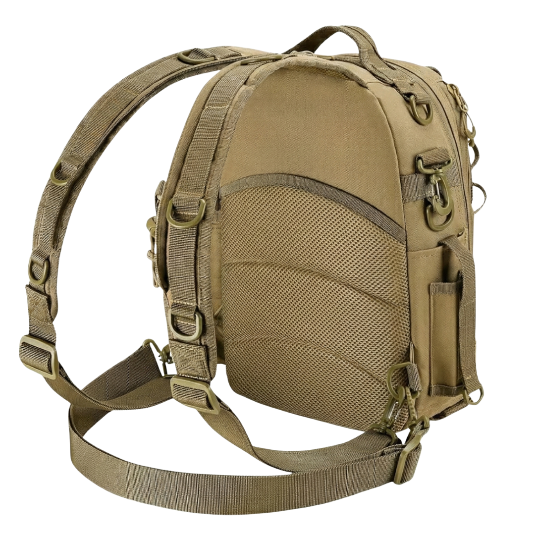 Water-Resistant Fishing Backpack with Rod Holder & Gear Storage