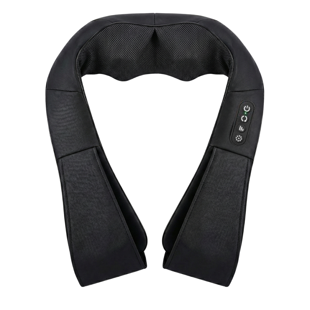 Rechargeable Neck and Shoulder Massager with Heat and 8 Rotating Nodes